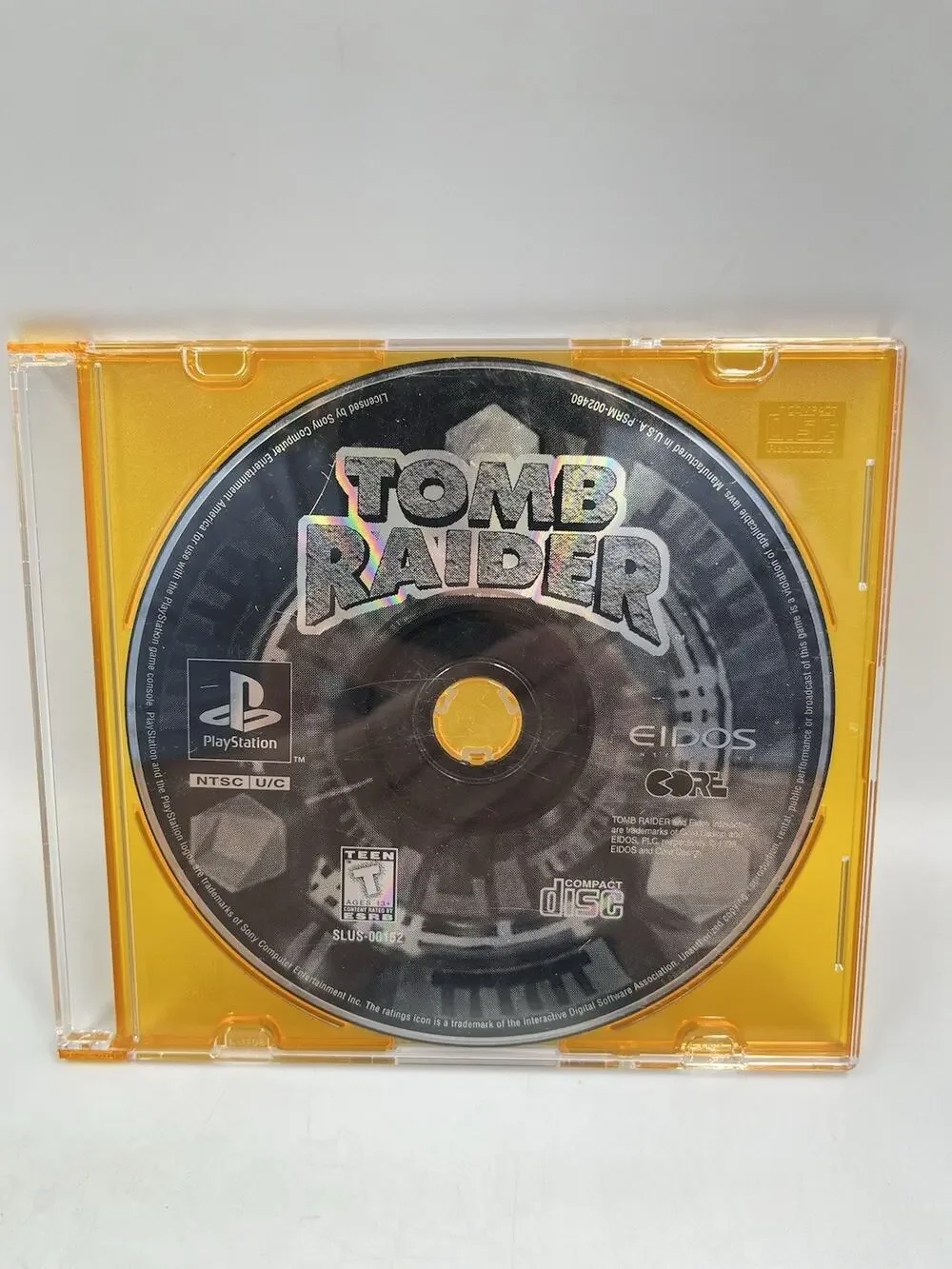 Tomb Raider PlayStation 1 PS1 Disc Only Loose Disc Tested Greatest Hits